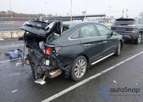 2017 Hyundai Sonata Limited z USA, uszkodzony, nr VIN 5NPE34AF9HH460439